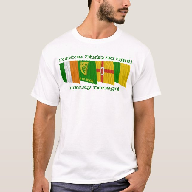 Camiseta Banderas de Donegal del condado (Anverso)
