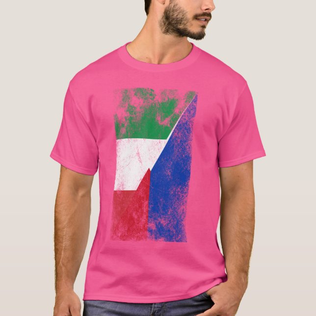 Camiseta Banderas de Filipinas en Italia - Filipino italian (Anverso)
