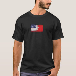 Camiseta Banderas de Hong Kong de Estados Unidos, Ho