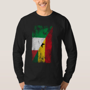 Camiseta Banderas de Italia de Ghana - Ghanés italiano