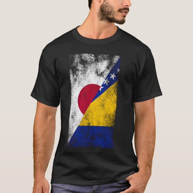 Camiseta Banderas de Japón en Bosnia y Herzegovina - Jefe j (Anverso)