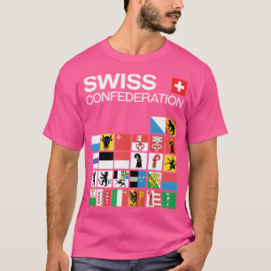 Camiseta Banderas de la Confederación Suiza