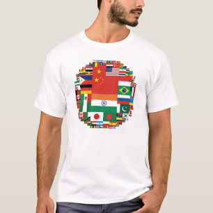 Camiseta Banderas de la población
