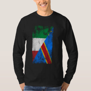 Camiseta Banderas de la República Democrática del Congo de