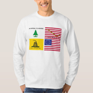 Camiseta Banderas de la revolución americana