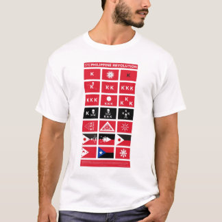 Camiseta Banderas de la revolución filipina