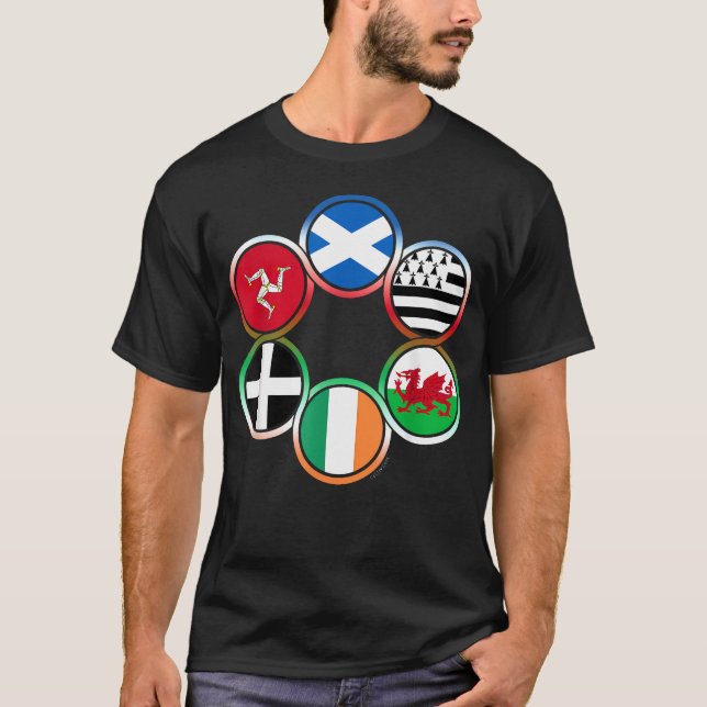 Camiseta Banderas de las Naciones Celta (Anverso)