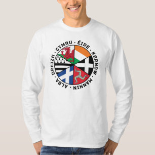 Camiseta Banderas de las naciones celtas