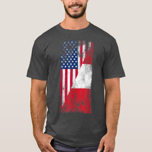 Camiseta Banderas de los Estados Unidos de América, Perú