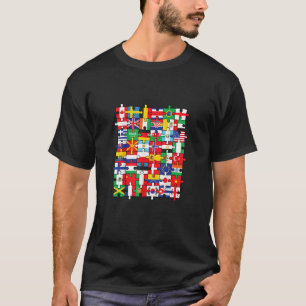 Camiseta Banderas de los países de la bandera internacional