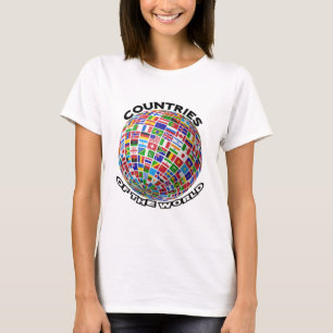 Camiseta Banderas de los países del mundo