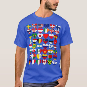 Camiseta Banderas de los países del mundo
