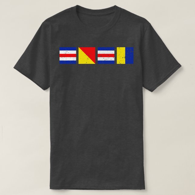 Camiseta Banderas de Naughtycal C O C K (Diseño del anverso)