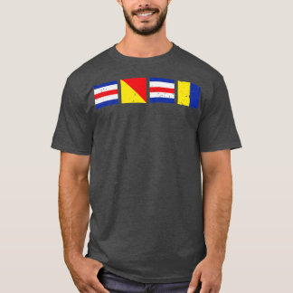 Camiseta Banderas de Naughtycal C O C K