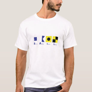 Camiseta Banderas de señal marítimas internacionales