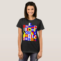 Banderas de Señales Náuticas Coloridas Diseño