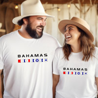 Banderas de señalización náutica marítima de Baham