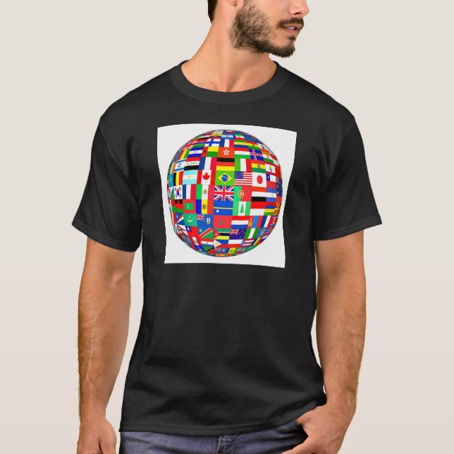 CAMISETA BANDERAS DE THE GLOBE (Anverso)