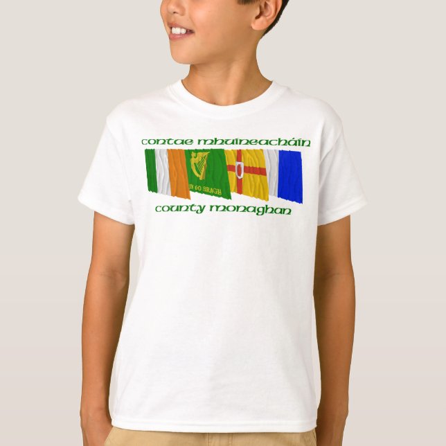 Camiseta Banderas del condado de Monaghan (Anverso)