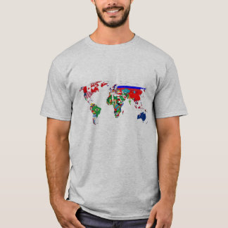Camiseta Banderas del mundo