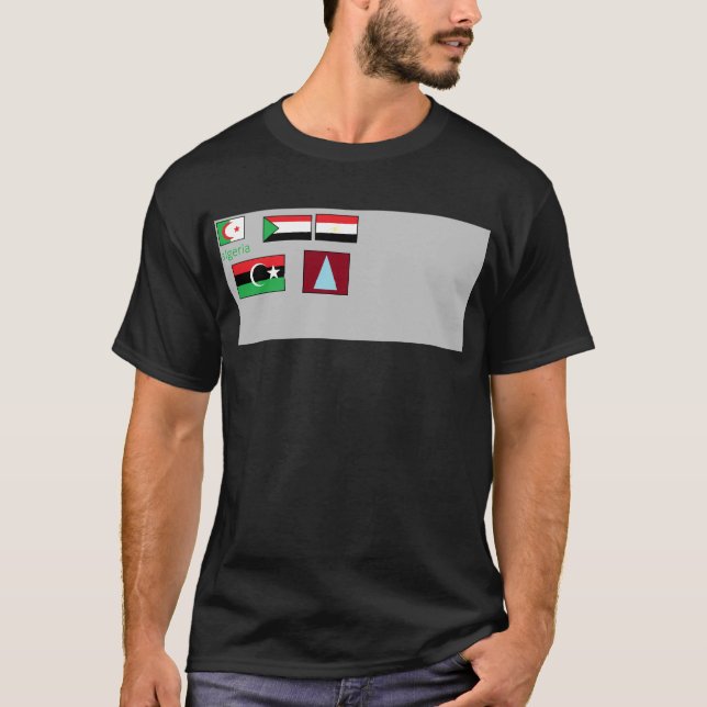 Camiseta Banderas del mundo (Anverso)