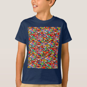 CAMISETA BANDERAS DEL MUNDO
