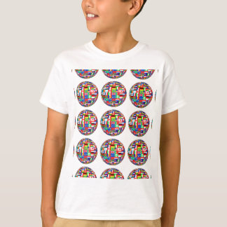 Camiseta Banderas del mundo