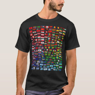 Camiseta Banderas del mundo Guay Bandera del país de viaje 