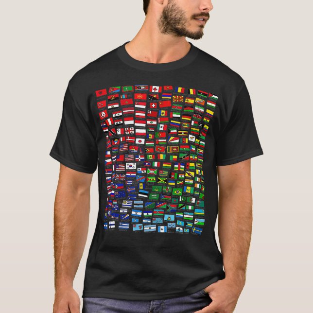 Camiseta Banderas del mundo Guay Bandera del país de viaje  (Anverso)