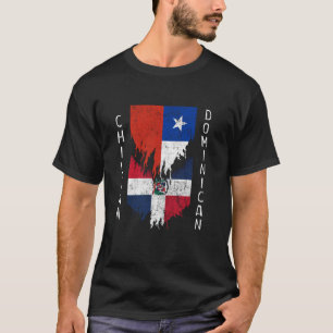 Camiseta Banderas dominicanas chilenas arrancadas en Chile
