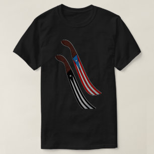 Camiseta Banderas Machete de Puerto Rico