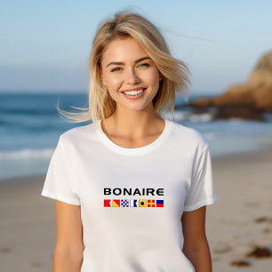 Camiseta Banderas Náuticas Bonaire de Vela Marítima