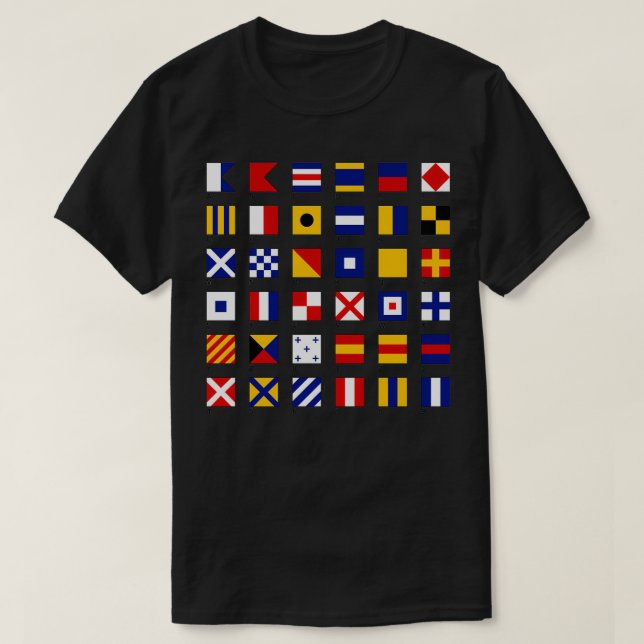 Camiseta Banderas Náuticas Classic TShirt (Diseño del anverso)