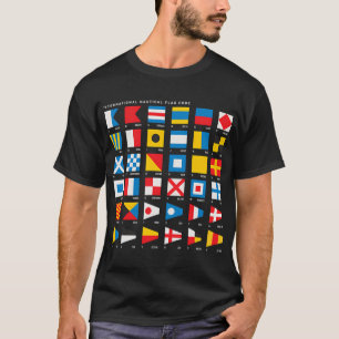 Camiseta Banderas Náuticas con Números Internacionales y OT