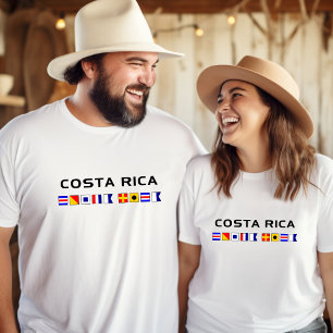 Camiseta Banderas náuticas de Costa Rica
