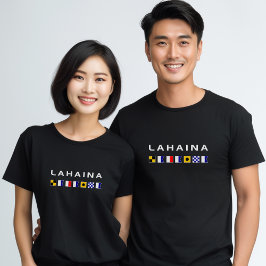 Camiseta Banderas náuticas de señalización marítima de Laha
