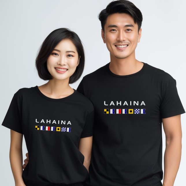 Camiseta Banderas náuticas de señalización marítima de Laha (Subido por el creador)