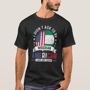 Camiseta Banderas Orgullo Países Banderas Nigeria Estados U