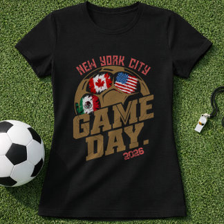 Camiseta Banderas personalizadas de la ciudad de fútbol y n