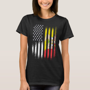 Camiseta Banderas USA de país siciliano americano patriota