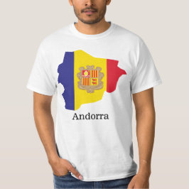 Camiseta Banderas y países Andorra