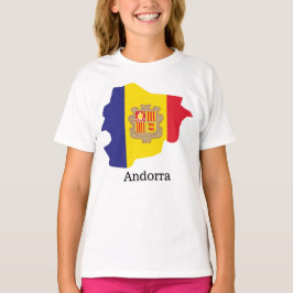 Camiseta Banderas y países Andorra