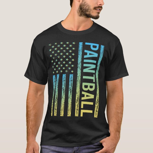 Camiseta Banderín de Gradiente Paintball (Anverso)