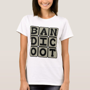 Camiseta Bandicut, Omnívoro Marsupial