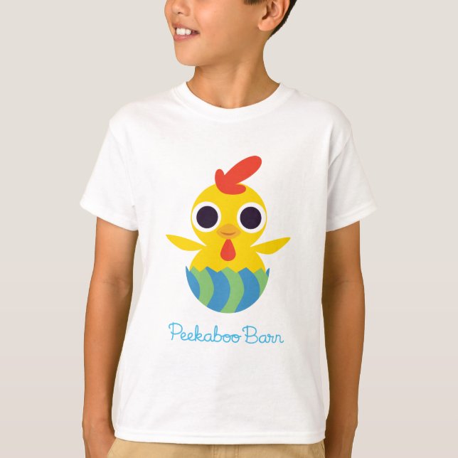 Camiseta Bandido de Pascua el | del granero del Peekaboo el (Anverso)
