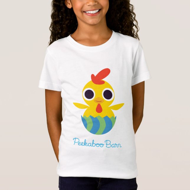 Camiseta Bandido de Pascua el | del granero del Peekaboo el (Anverso)