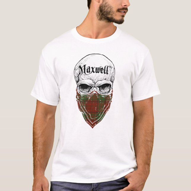 Camiseta Bandido del tartán del maxwell (Anverso)