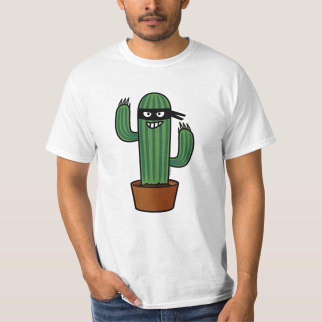 Camiseta Bandido disimulado enmascarado ninja del bandido (Anverso)