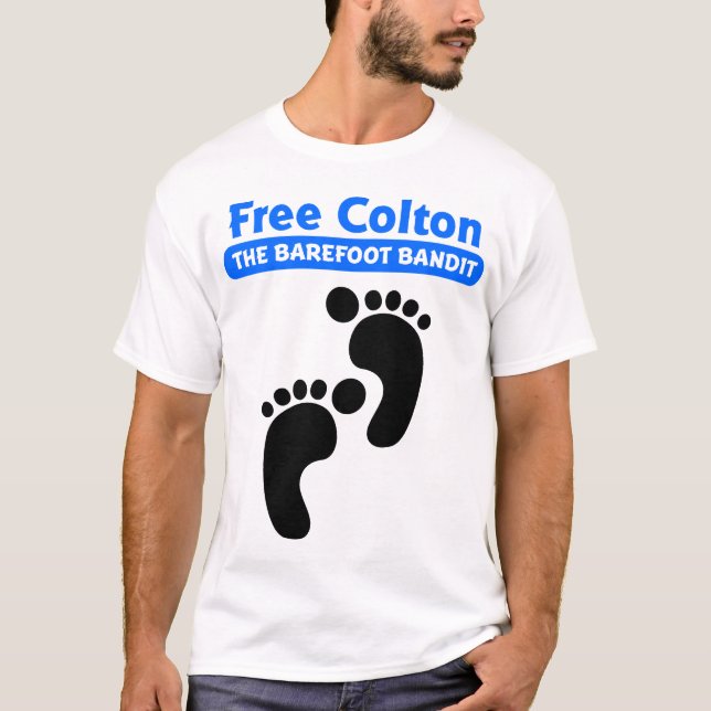 Camiseta Bandido libre de Colton - de TheBarefoot (Anverso)