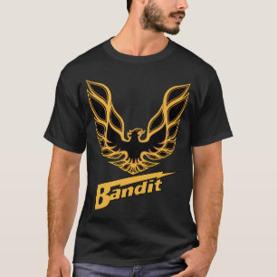 Camiseta Bandit Firebird – Diseño de Muscle Car dorado